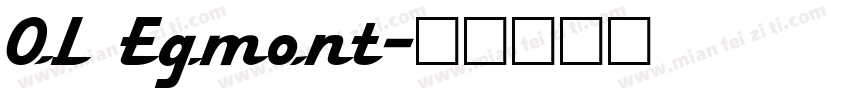 OL Egmont字体转换